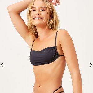 Kailyn String Bandeau Bikini Top